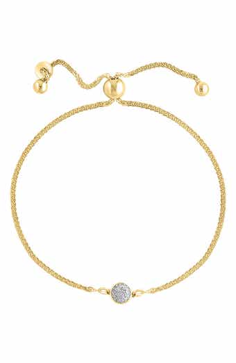 EFFY 14K Gold Plated Sterling Silver Diamond Bracelet - 0.08ct.