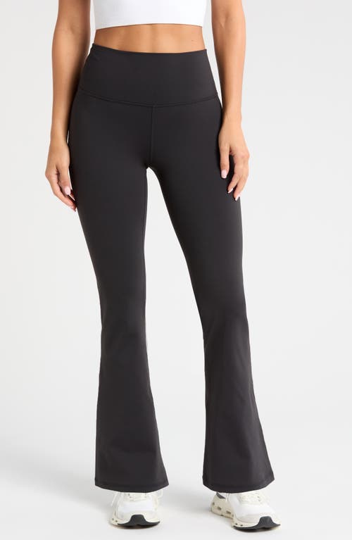 Zella Flex High Waist Flare Leg Pants In Black