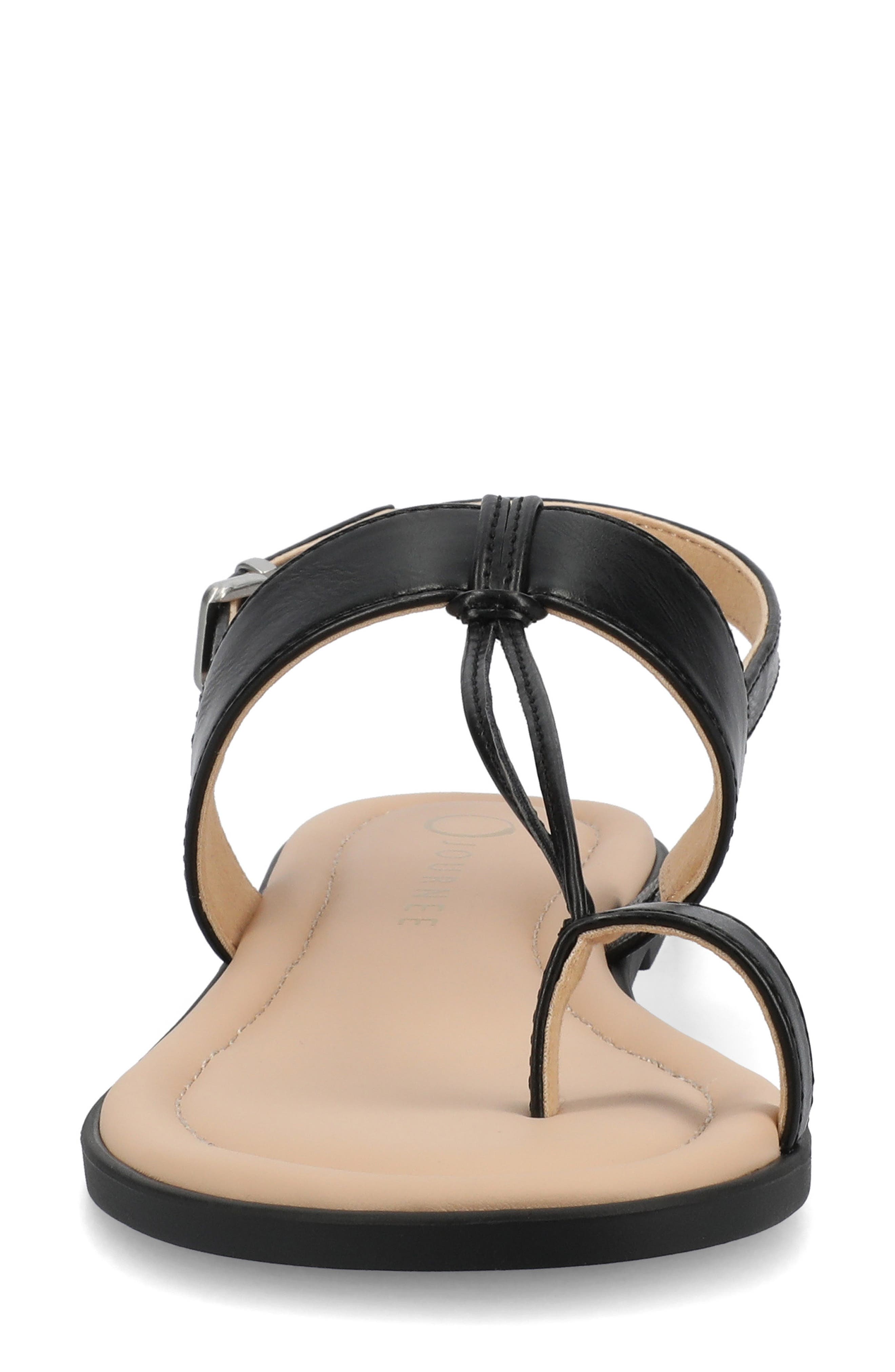 Journee Collection Gerra Toe Loop Sandal, Alternate, color, 