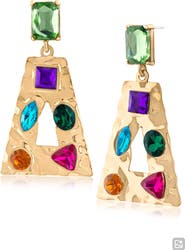 JARDIN Geometric Crystal Drop Earrings (Nordstrom Exclusive)
