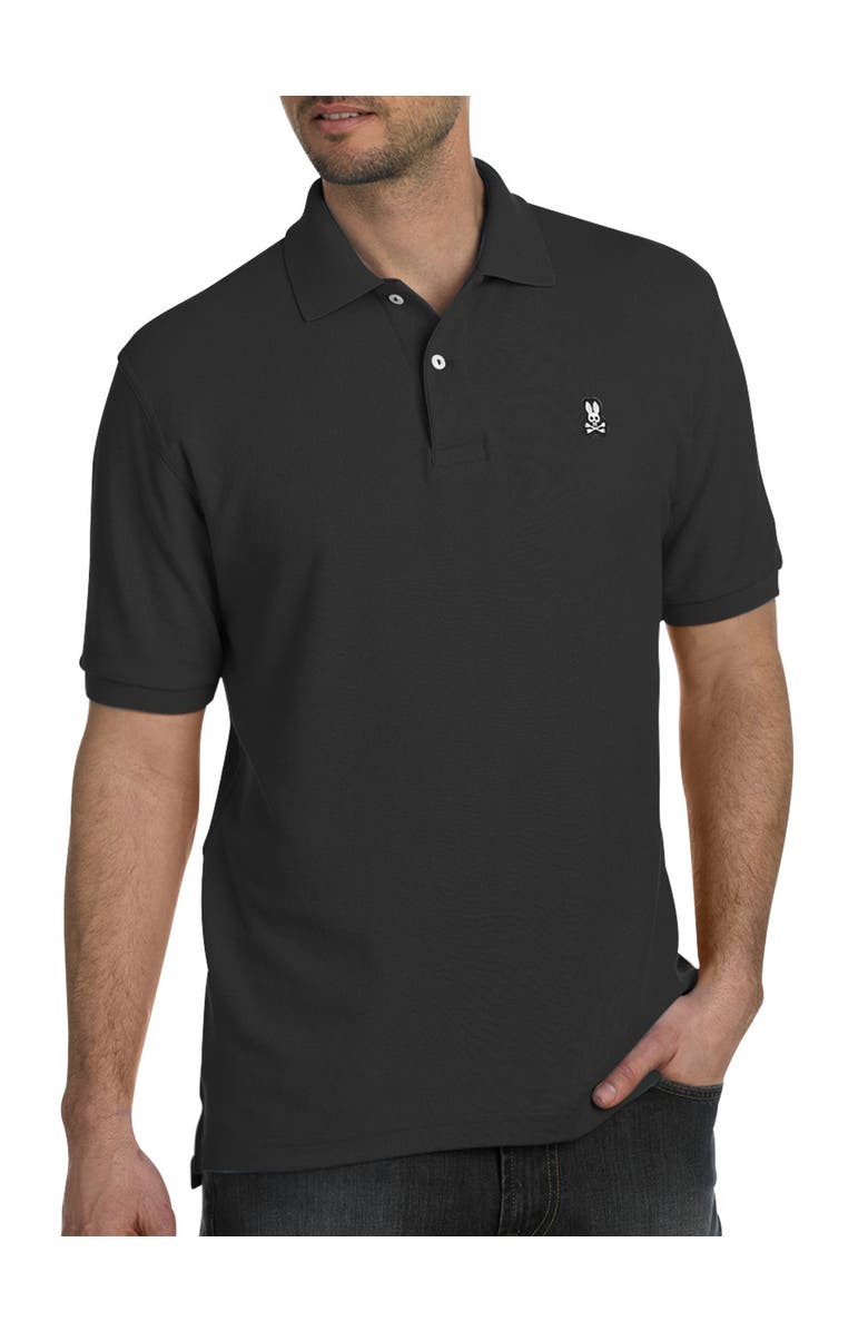 Psycho Bunny Classic Polo Shirt, Main, color, Black