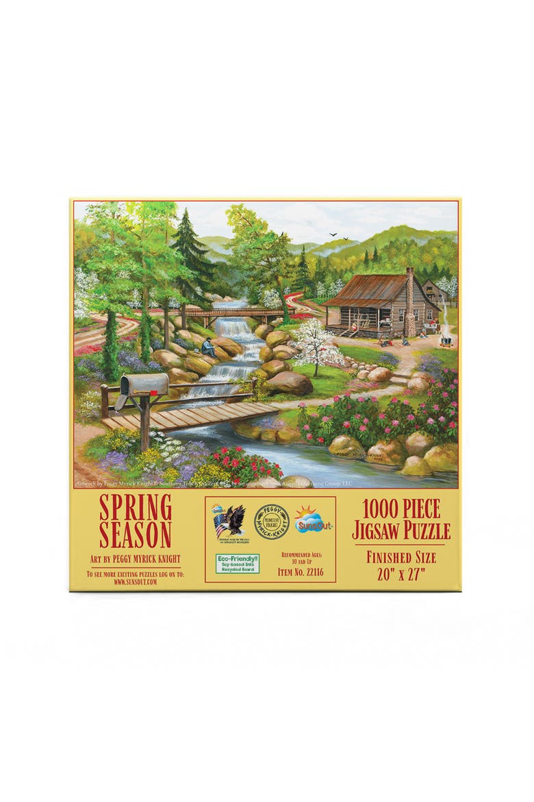 Spring Season 1000 piece Jigsaw Puzzle for Adults, Alternate, color, Multicolor