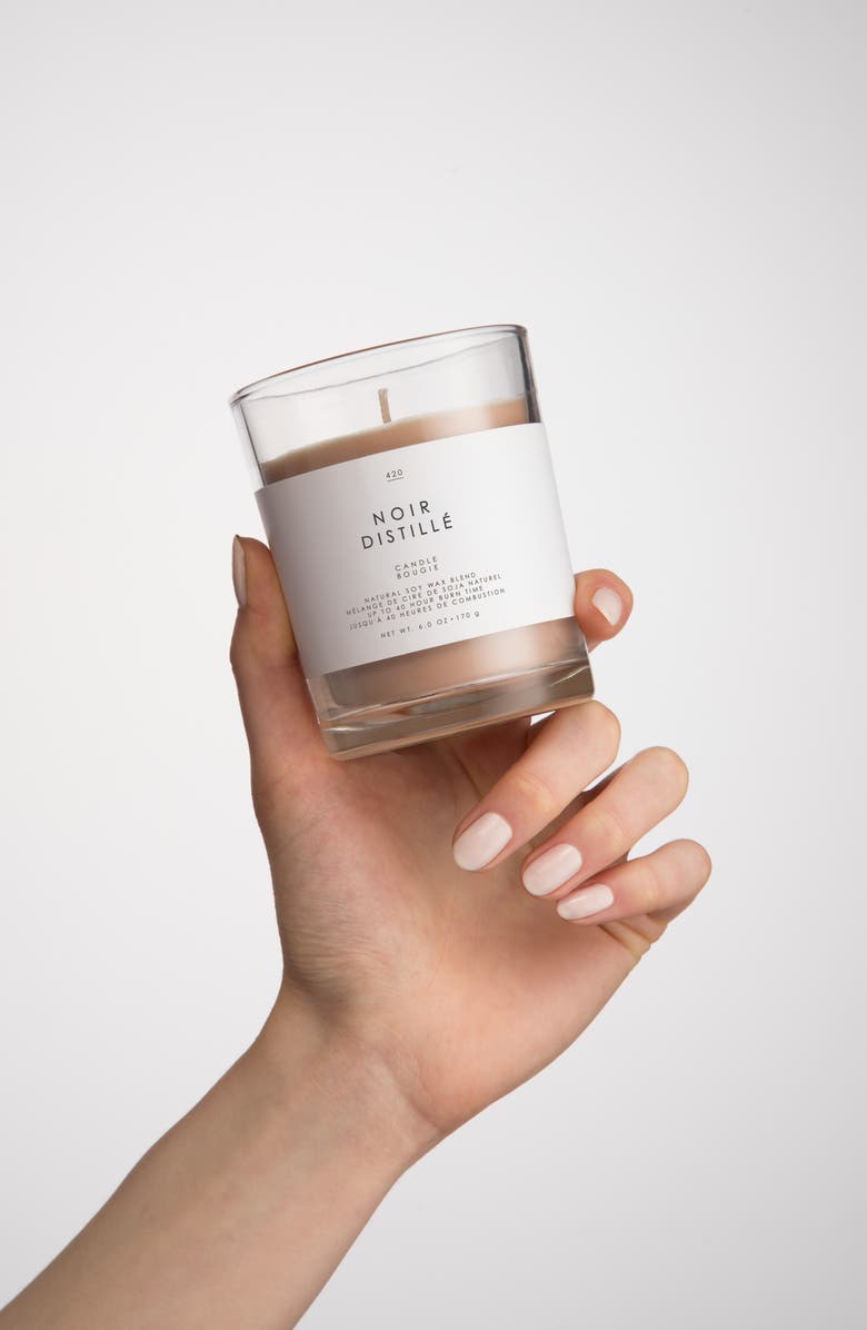 LE MONDE GOURMAND Noir Distillé Candle, Alternate, color,