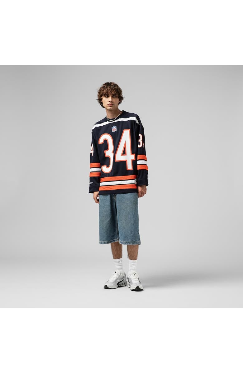 Mitchell & Ness Men's Mitchell & Ness Walter Payton Navy Chicago Bears Maxxed Out Fashion Hockey Jersey, Alternate, color, Navy