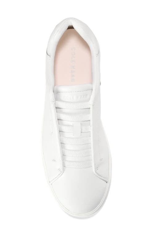 Cole Haan Grandpro Luxe Slip-on Sneaker In White