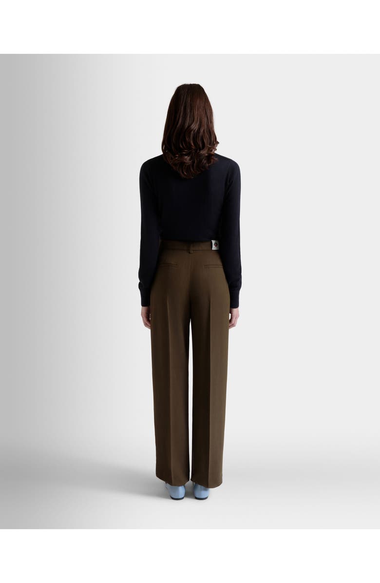 Bally Straight-Leg Pants in Fluid Gabardine, Alternate, color,