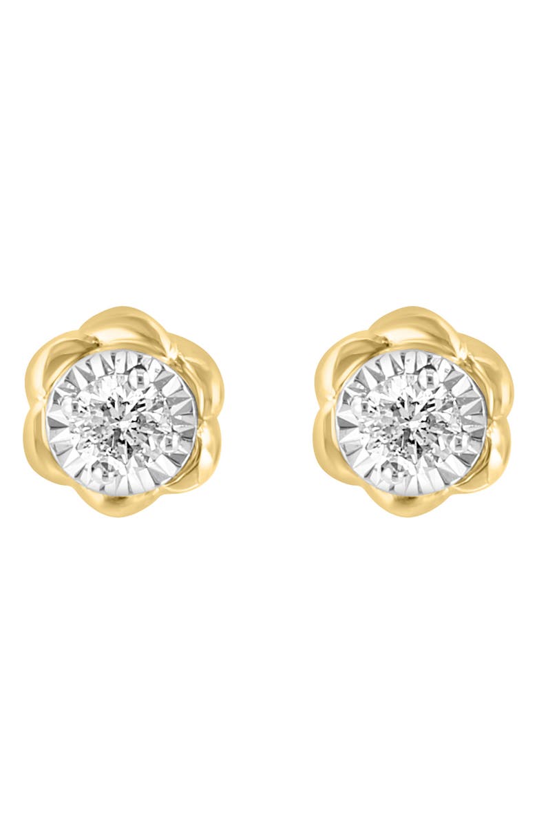 EFFY 14K Gold Round Diamond Stud Earrings - 0.25ct., Alternate, color, Gold