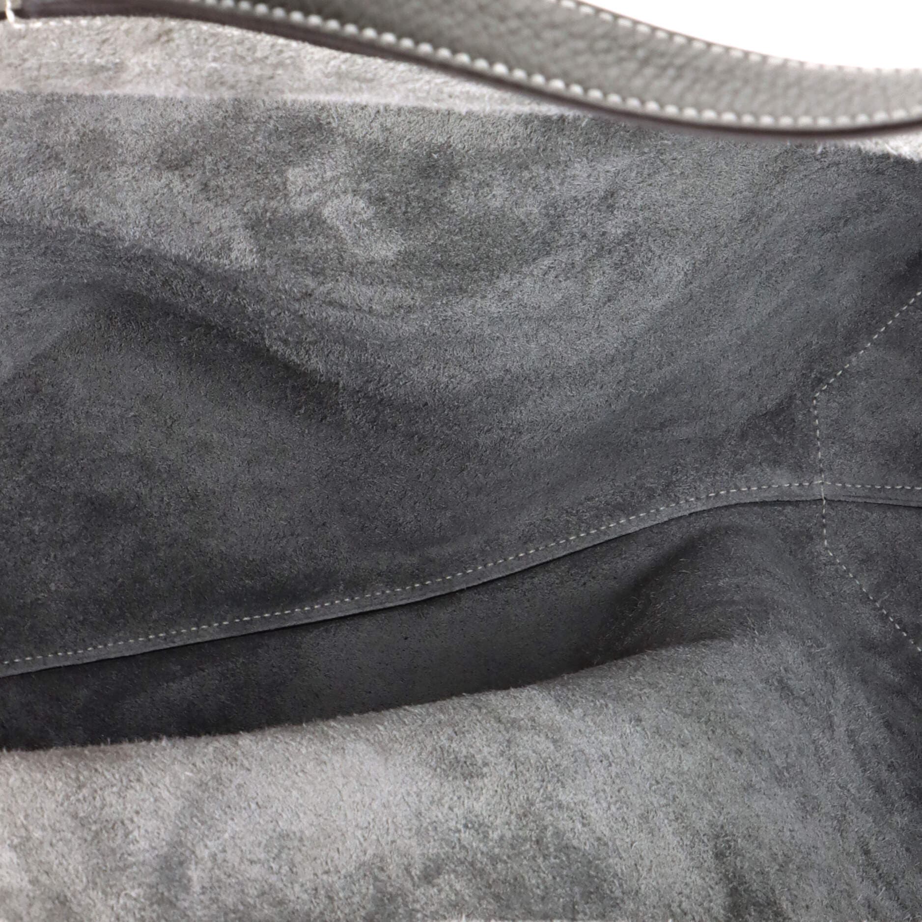 Pre-Owned Hermes Cabasellier Tote Clemence 46, Alternate, color, Gris Meyer