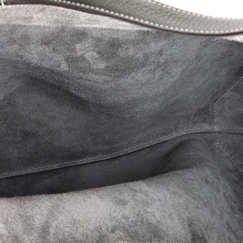 Pre-owned Hermes Hermes Cabasellier Tote Clemence 46 In Gray