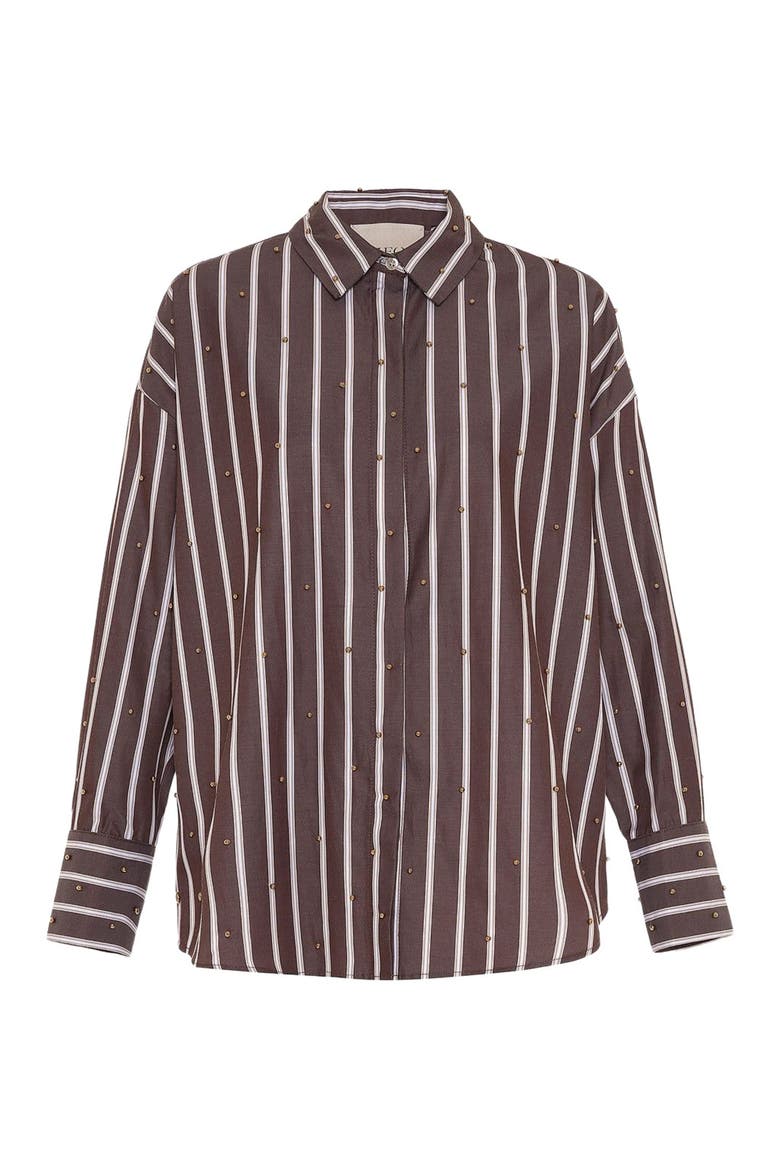 Echo Pearly Shirt, Alternate, color, Koffee/Gold