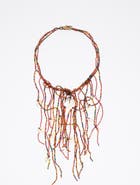 Bimba y Lola Beaded Mother-Of-Pearl Tassel Necklace