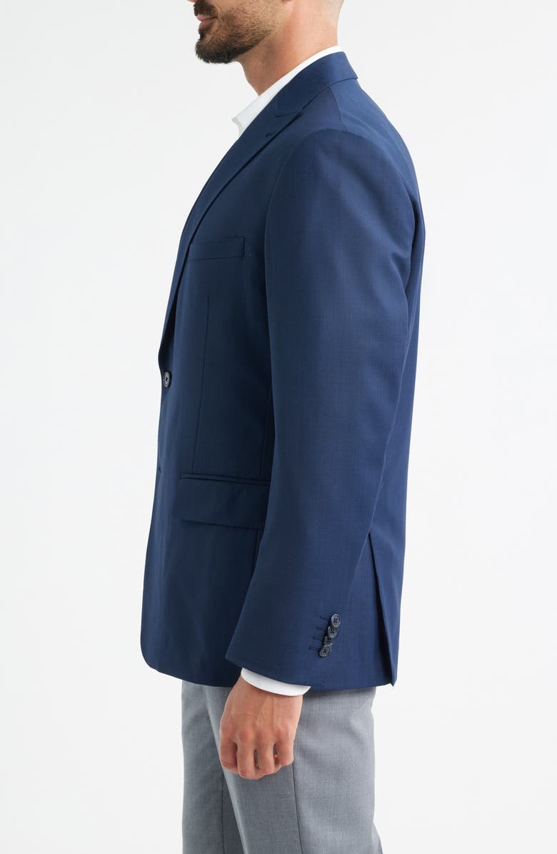 DANIEL HECHTER Navy Textured Wool Blend Sport Coat, Alternate, color, Navy