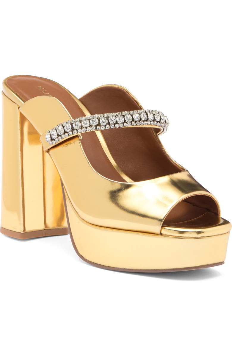 Kurt Geiger London Duke Platform Peep Toe Mule, Main, color,