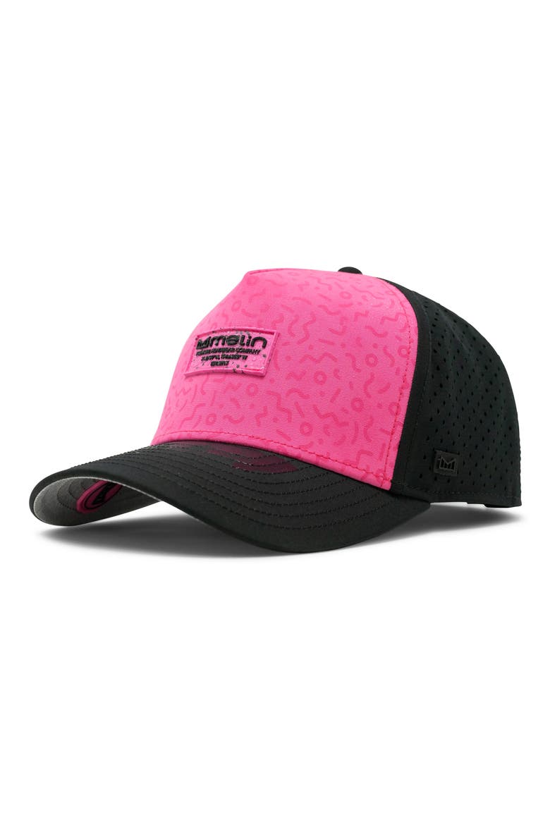 Hydro Odyssey Brick Snapback Baseball Cap, Main, color, HOT PINK/ BLACK
