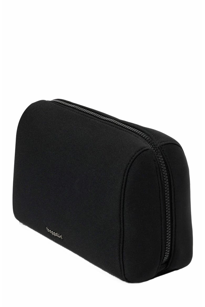 On the Go Toiletry Case, Alternate, color, Black Neoprene