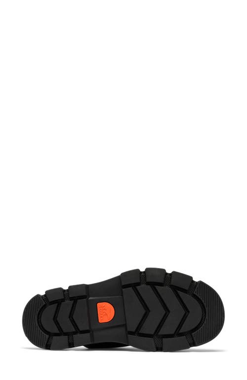 Sorel Rein Dual-grip Slide Sandals In Black/black