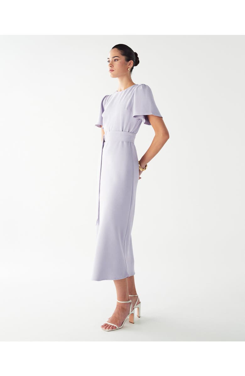 WILLA Bessi Midi Dress, Alternate, color, Lilac