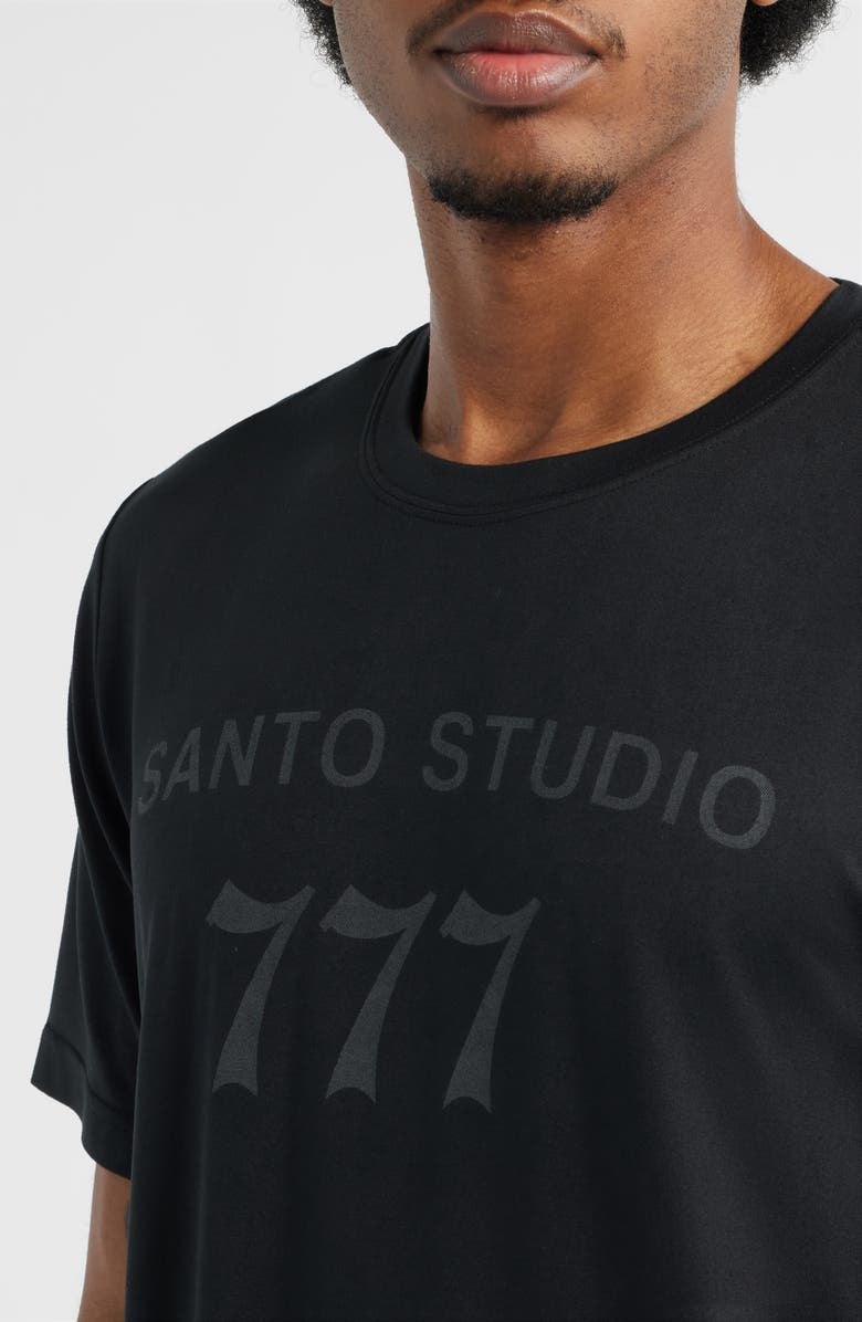 SANTO STUDIO Tempo 777 Tech T-Shirt, Alternate, color, Black