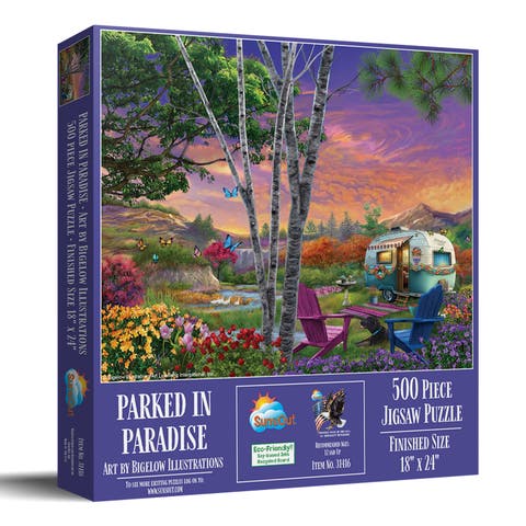 Parked in Paradise 500 piece Jigsaw Puzzle for Adults