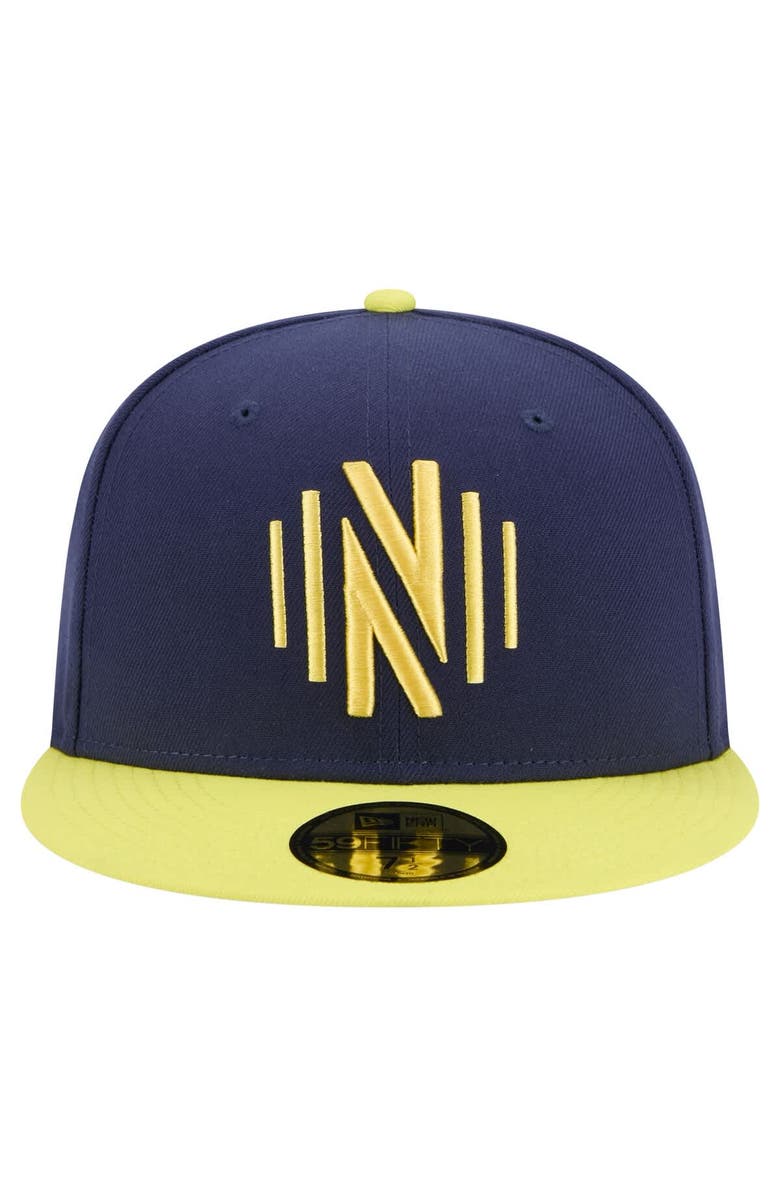 New Era Men's New Era Navy Nashville SC 2025 Kickoff 59FIFTY Fitted Hat, Alternate, color, Navy