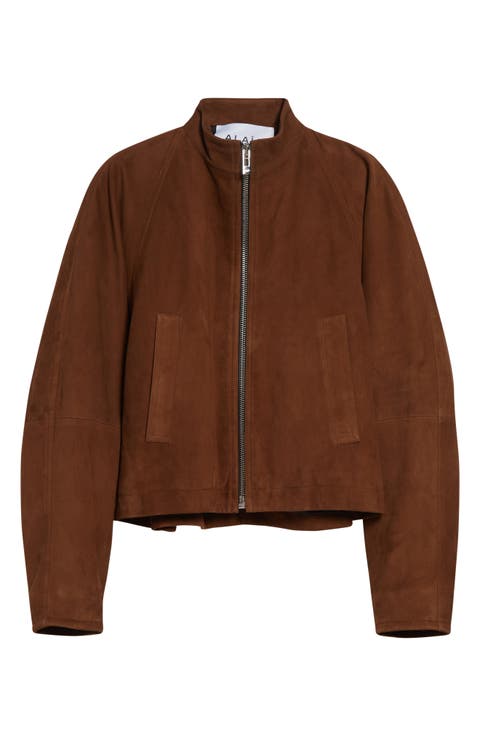 Round Suede Jacket