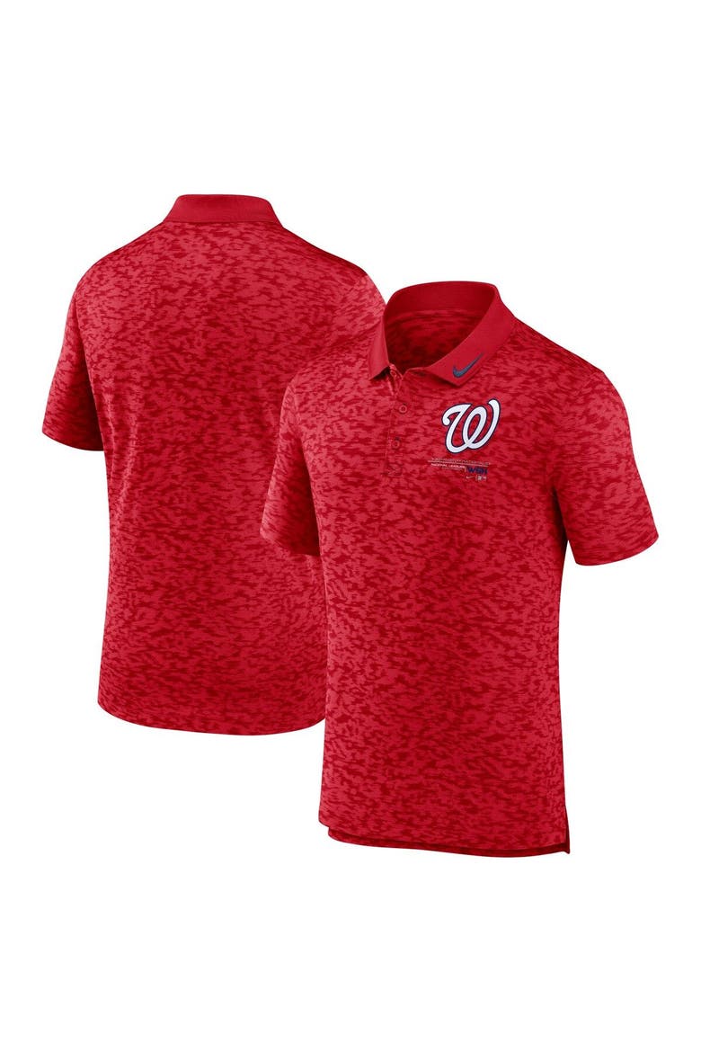 Men's Nike  Red Washington Nationals Next Level Performance Polo, Main, color, Red