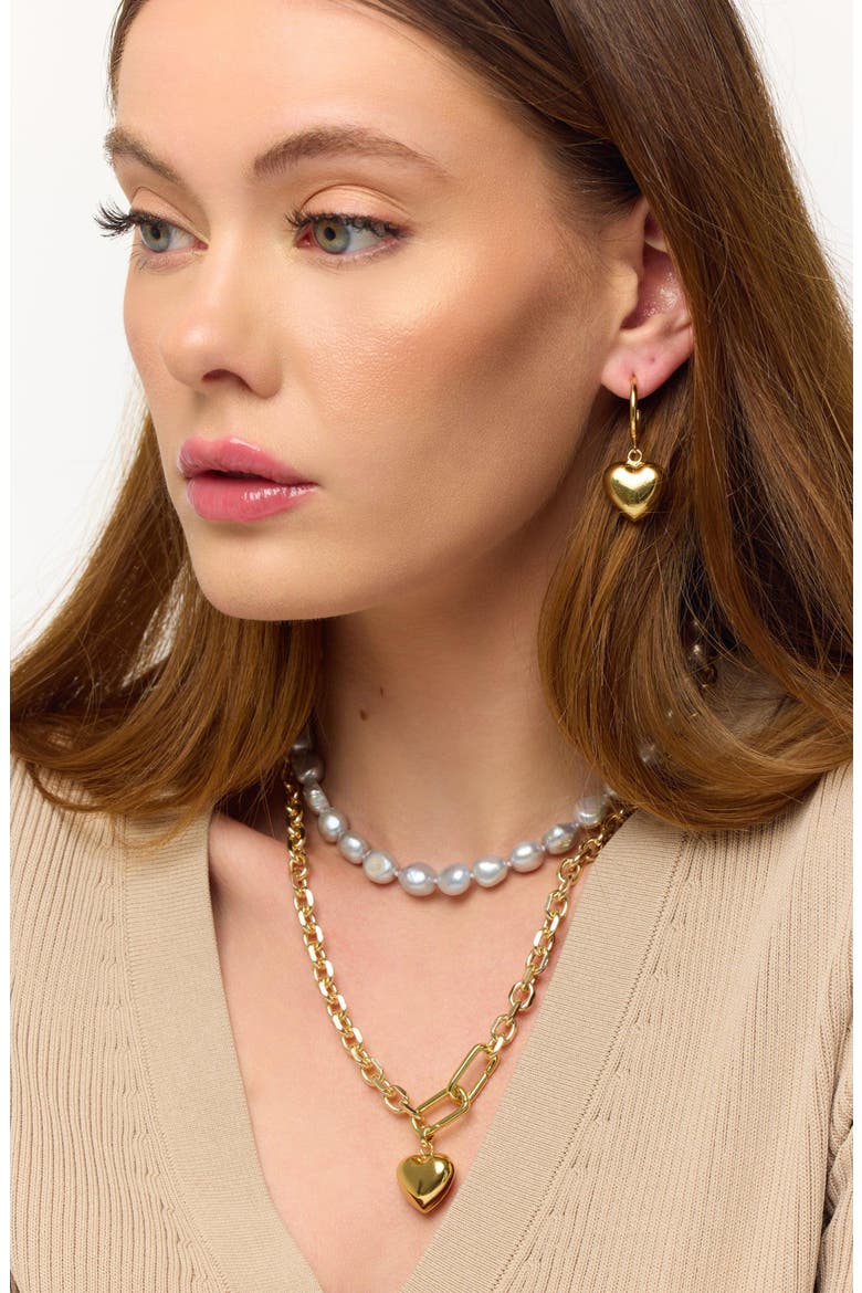 Love in Baroque Pearls Set of 2 Necklaces, Alternate, color, GOLD / PURPLE