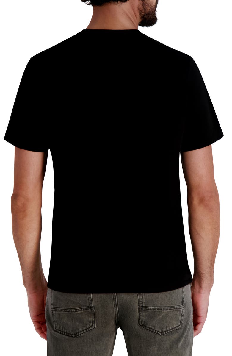 KARL LAGERFELD PARIS Paris Logo Graphic T-Shirt, Alternate, color, Black
