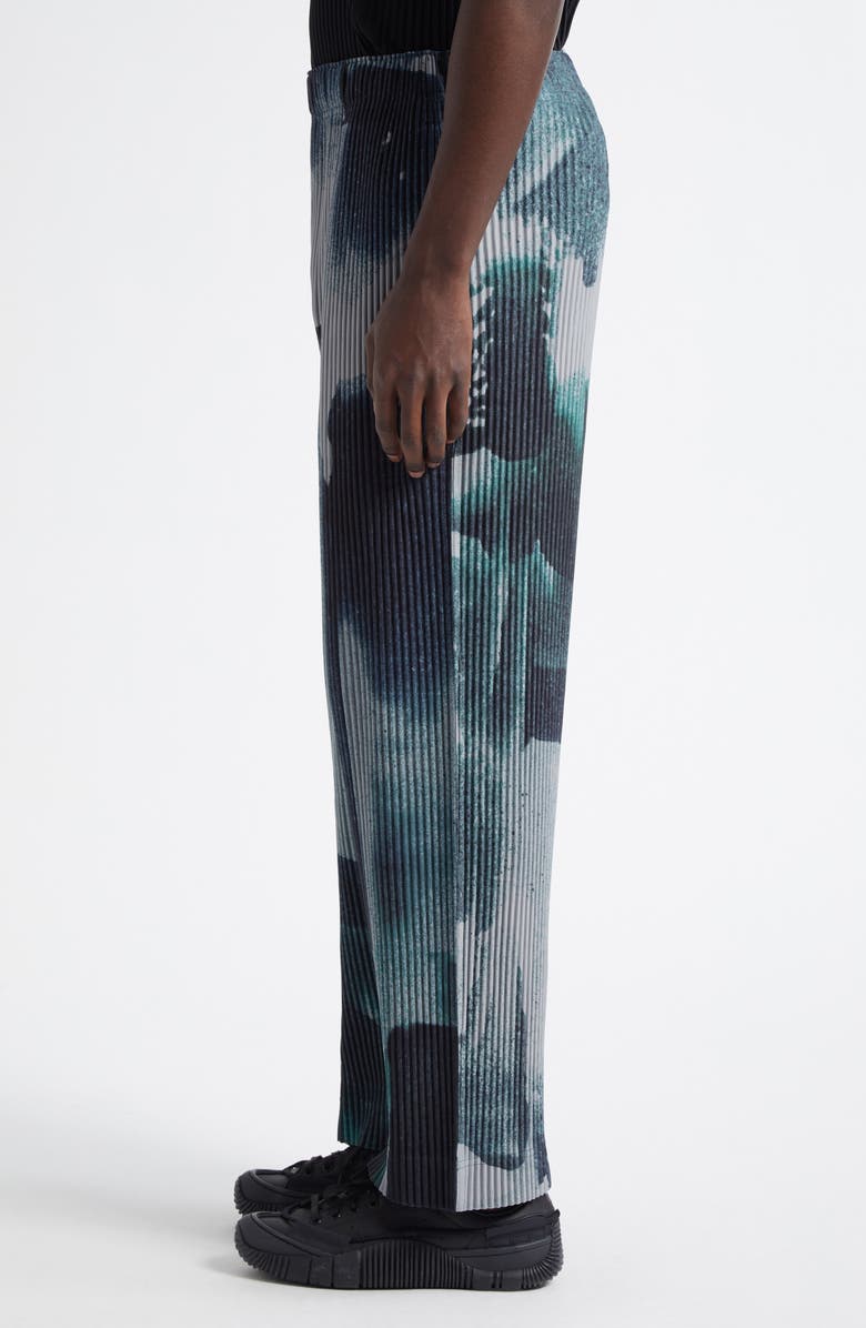 Homme Plissé Issey Miyake Wind Walk Pleated Straight Leg Pants, Alternate, color, Gray