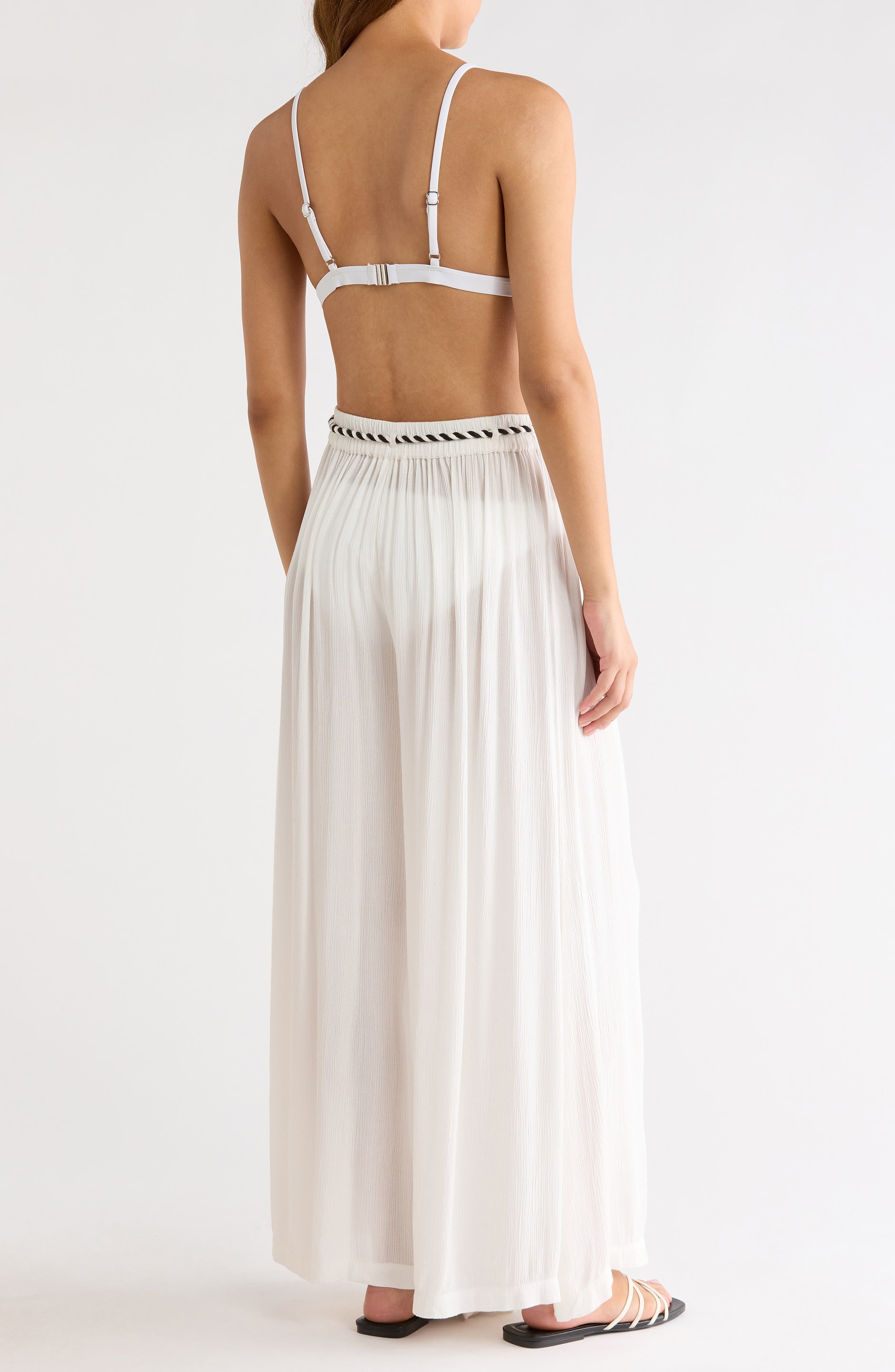 Wide Leg Cover-Up Pants - image 4