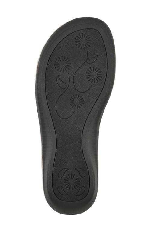 Cliffs By White Mountain Caselyn Sandal In Black Nubuck
