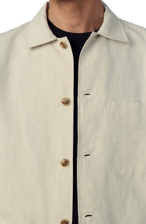 Joe's Cy Linen Button-up Shirt In Flax