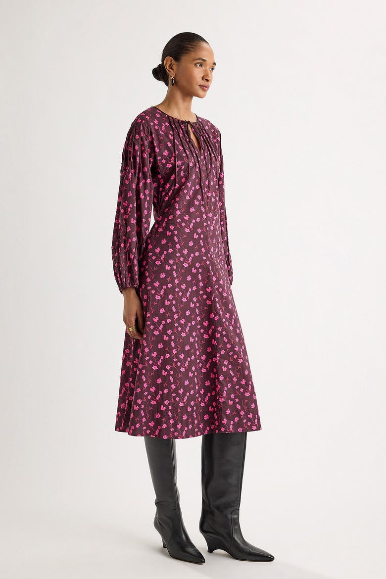 Sombra Dress, Alternate, color, Berry Floral Print