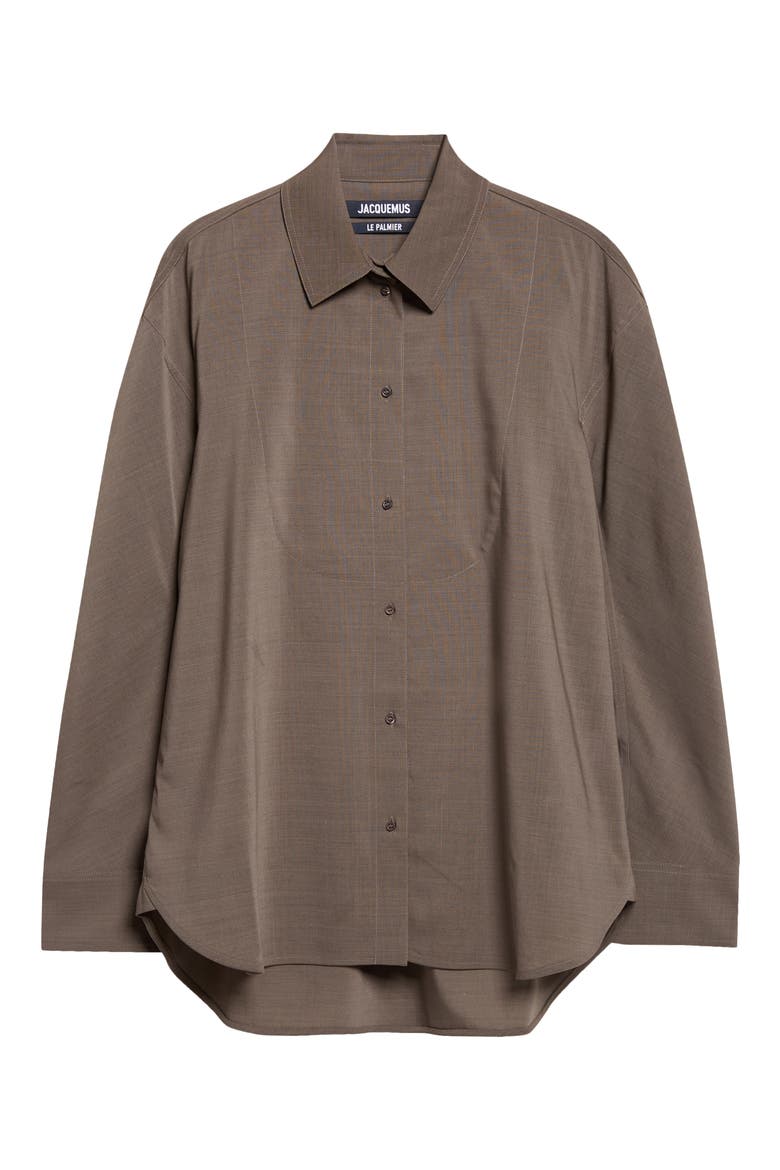 La Chemise Citta Button Shirt, Main, color, GREY