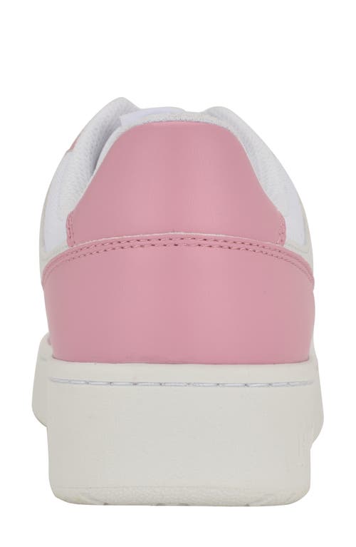 Tommy Hilfiger Twigye Sneaker In White/coco Pink