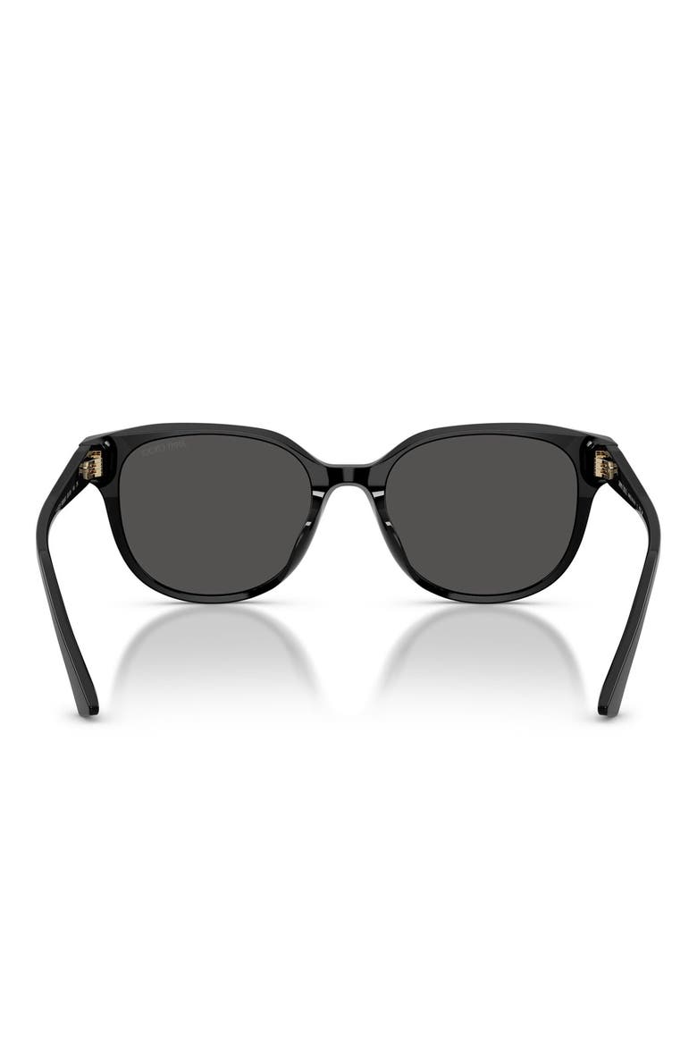 55mm Gradient Phantos Sunglasses, Alternate, color, BLACK / DARK GREY