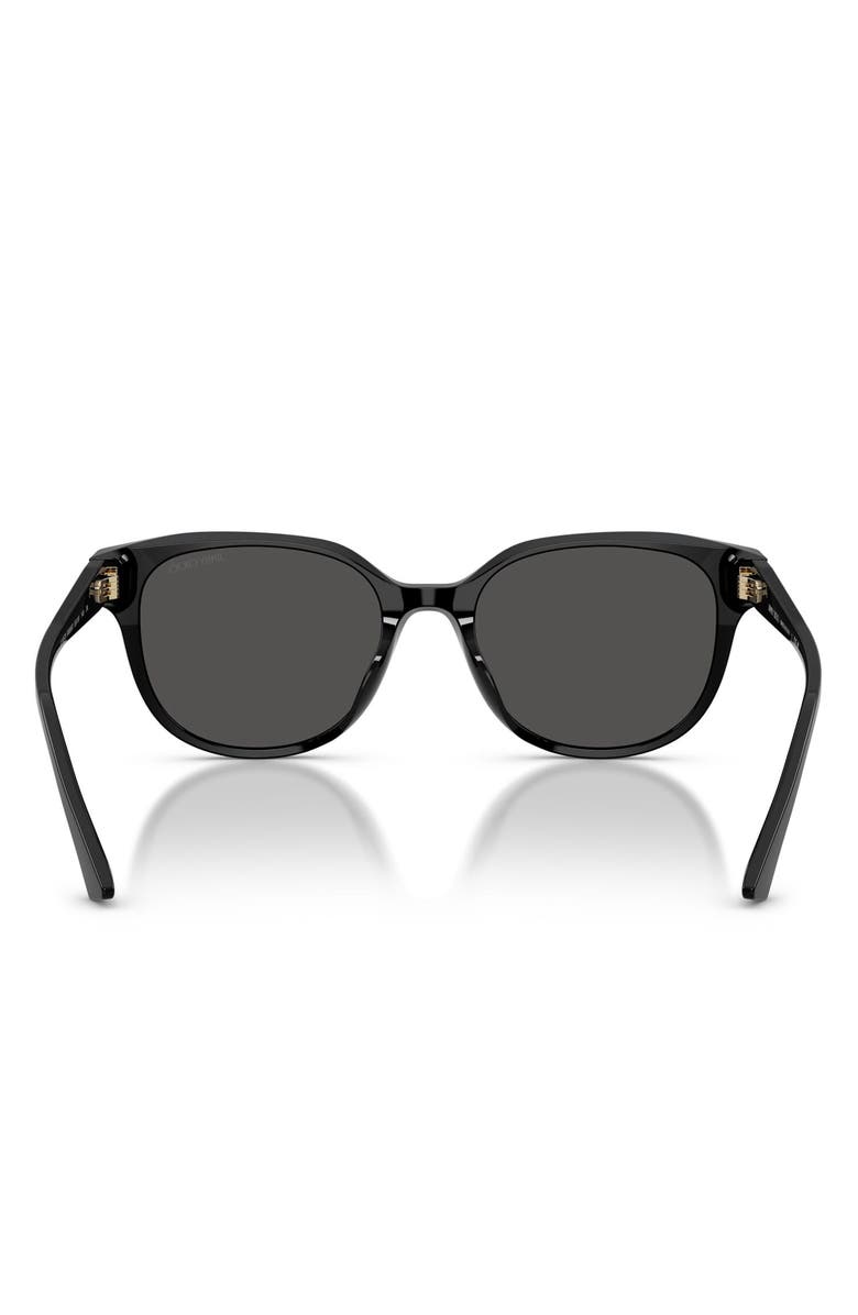 Jimmy Choo 55mm Gradient Phantos Sunglasses, Alternate, color, Black / Dark Grey