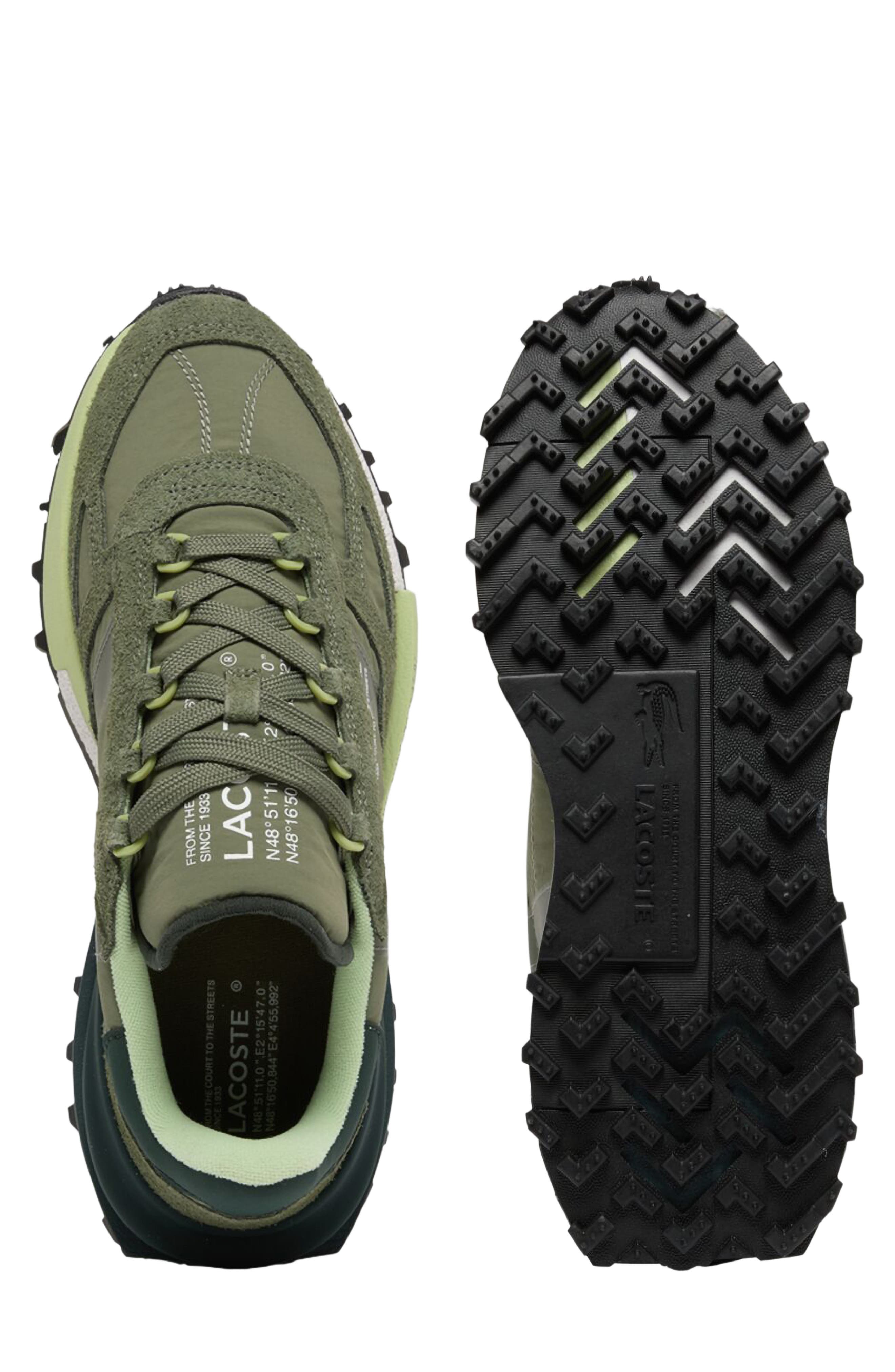 Lacoste Elite Active Sneaker, Alternate, color, Khaki/ White