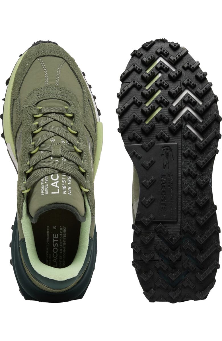 Lacoste Elite Active Sneaker, Alternate, color, Khaki/ White