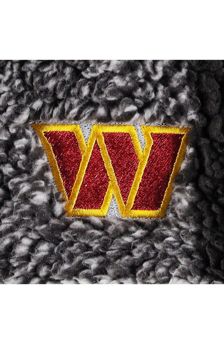 G-III 4HER BY CARL BANKS Women's G-III 4Her by Carl Banks Black Washington Commanders Sherpa Plaid Quarter-Zip Jacket, Alternate, color, Black