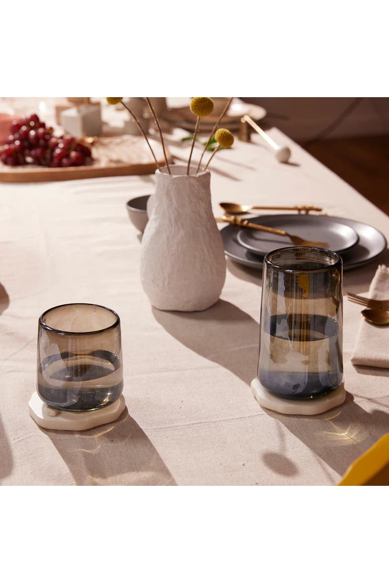 Mario Tall Smoke Luster Glass - Set of 4, Alternate, color, Smoke