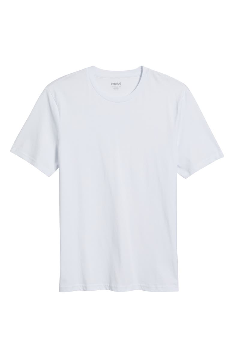 Mavi Jeans Crewneck T-Shirt, Alternate, color, White