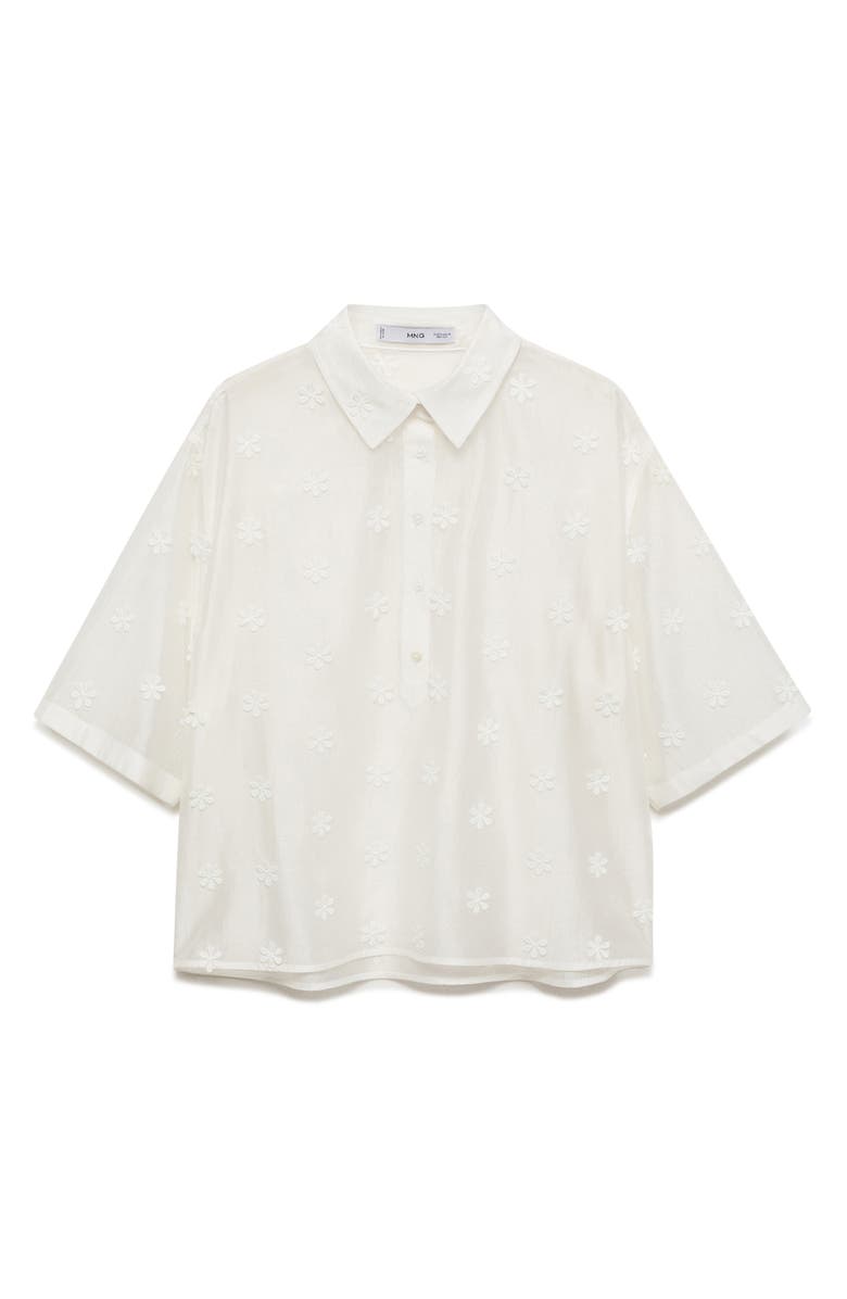 MANGO Semisheer Polo, Alternate, color, 