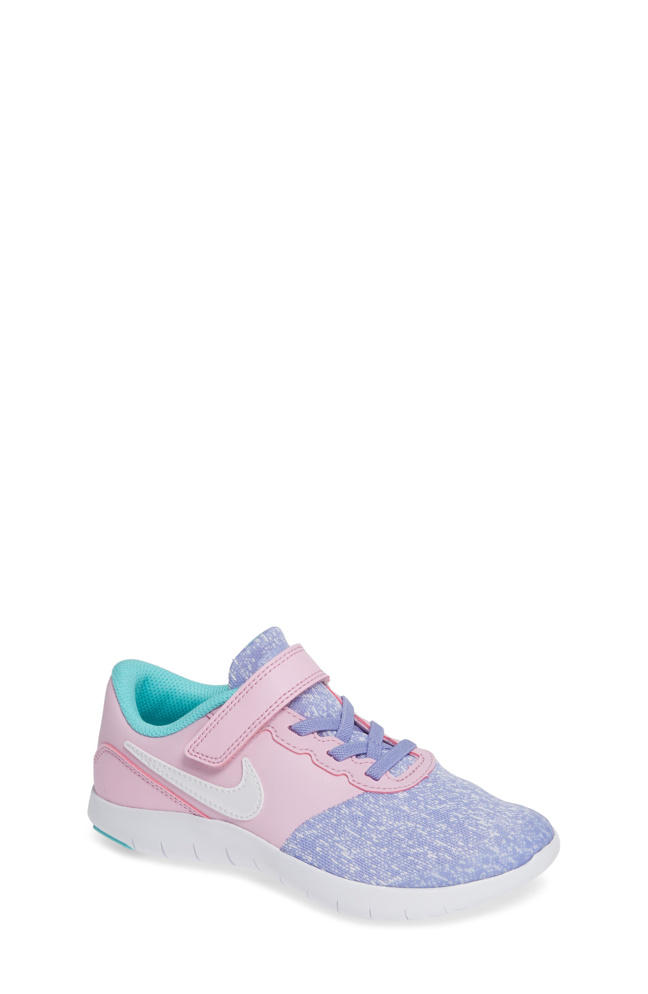 Flex Contact Running Shoe, Main, color, TWILIGHT PULSE WHITE AQUA