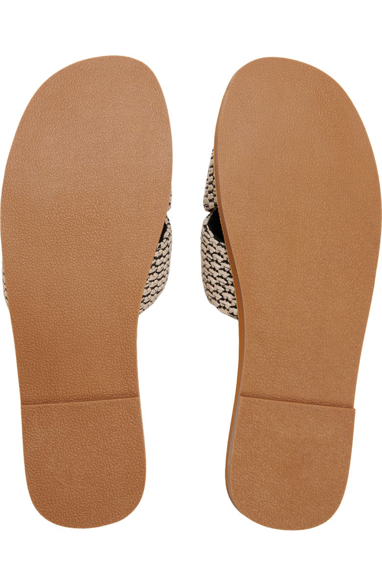 Roxy Andreya Raffia Slide Sandal, Alternate, color,