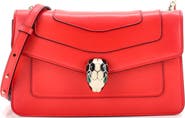 Pre-Owned Bvlgari Serpenti Crossbody Bag Leather Small