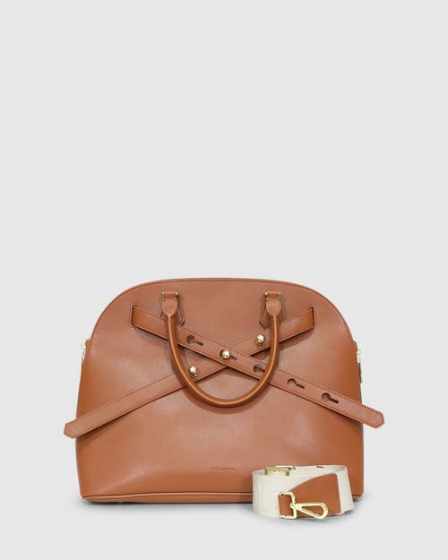 Belle & Bloom Tell Me Why Shoulder Bag In Camel