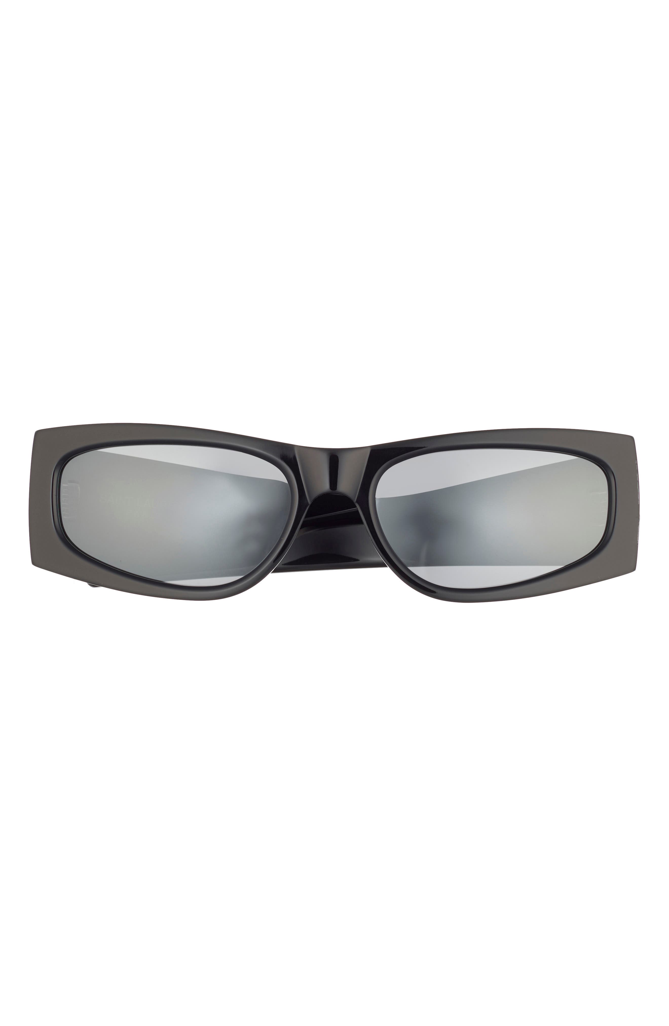 Saint Laurent 56mm Rectangular Sunglasses