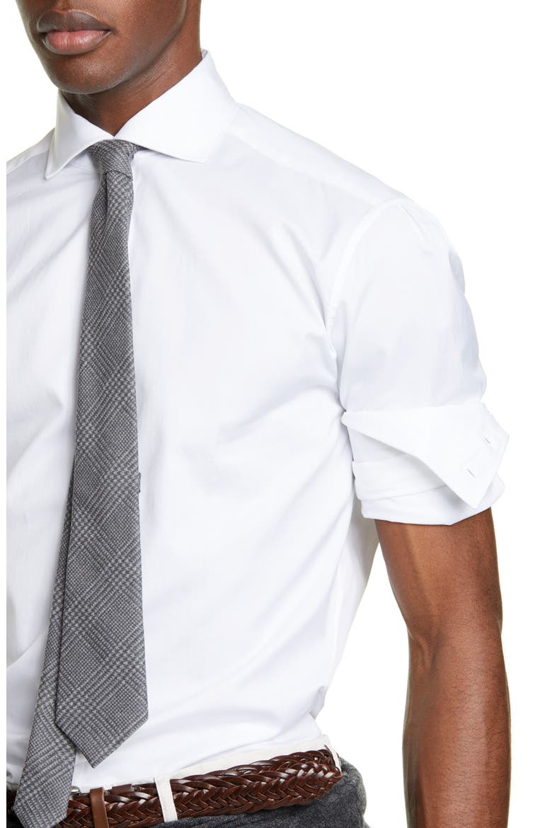 Slim Fit Button-Up Shirt, Alternate, color, WHITE