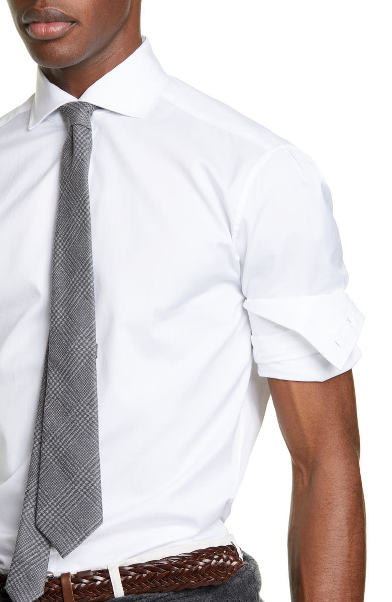 Brunello Cucinelli Slim Fit Button-Up Shirt, Alternate, color, 